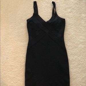 Black BCBG mini dress
